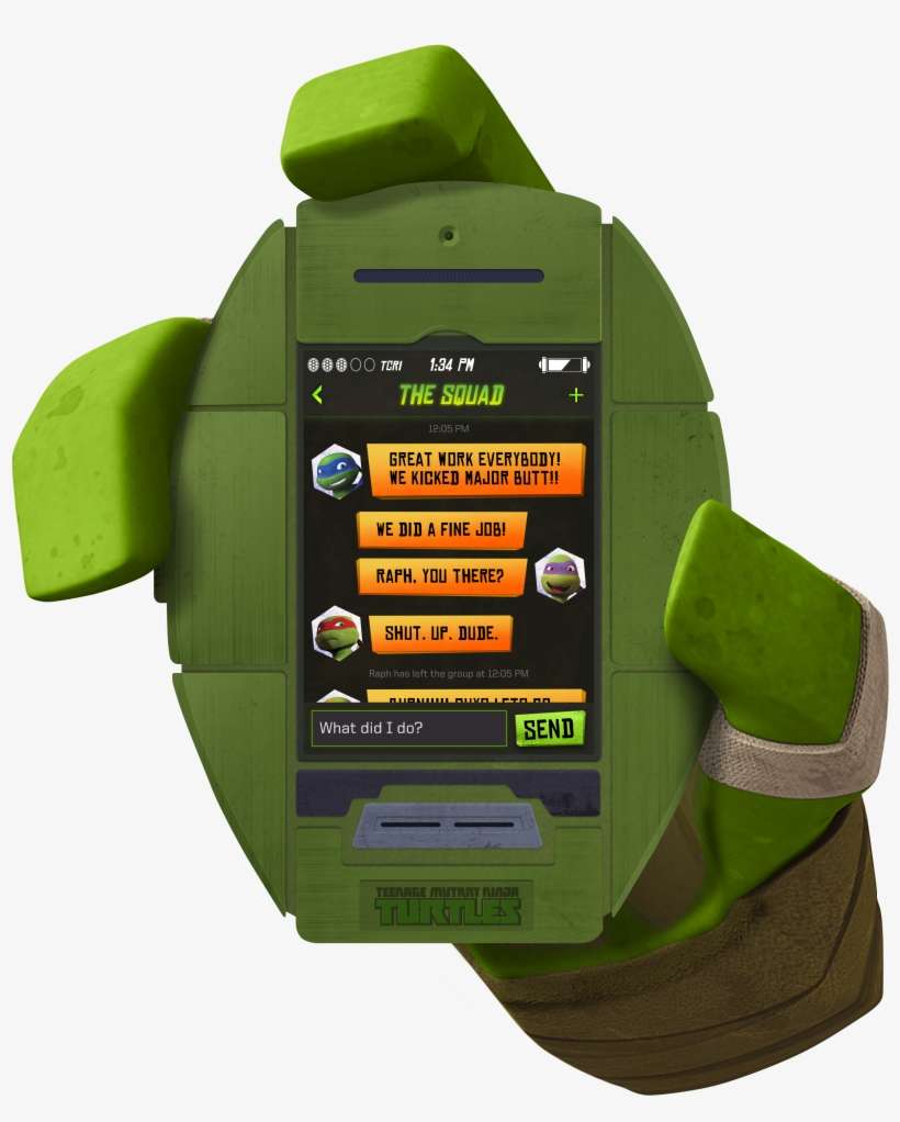Tmnt Chat - Mobile Phone, transparent png download