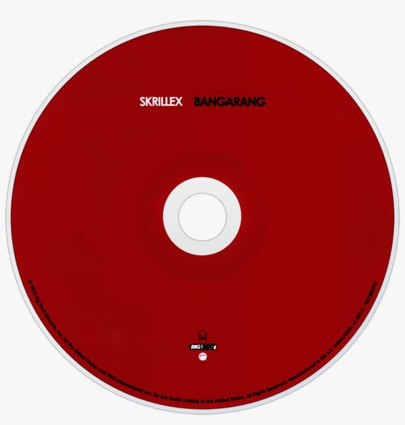 Skrillex Bangarang Cd Disc Image - Vintage Signs, transparent png download