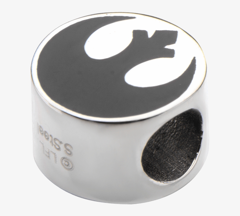 Rebel Alliance Black Symbol Slide Charm - Circle, transparent png download
