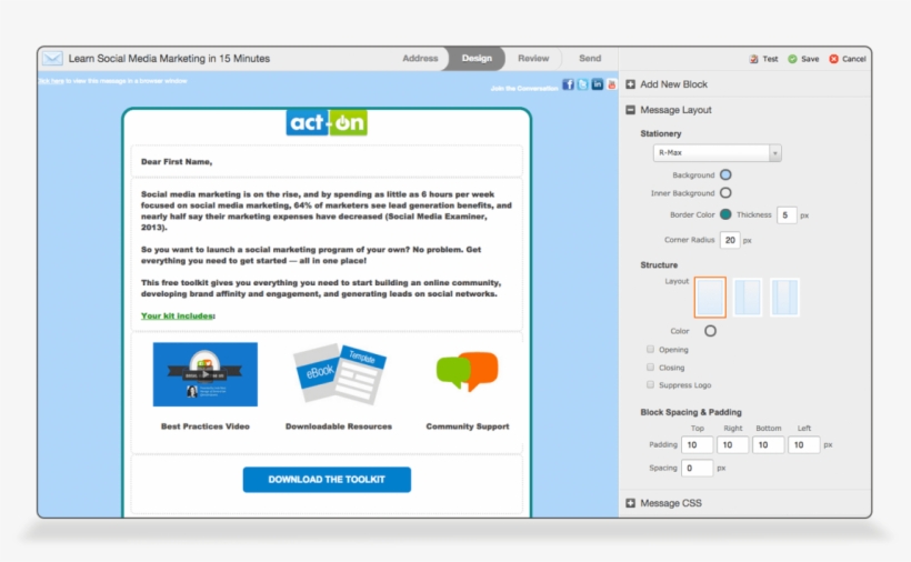 Personalized Email Marketing Software - Act-on, transparent png download