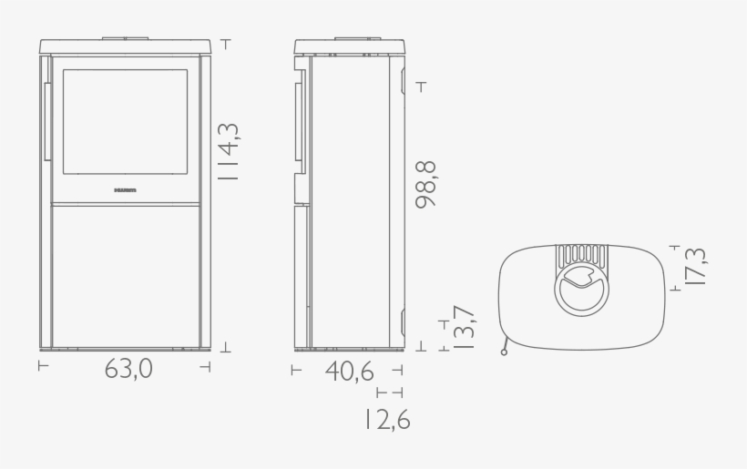 Hwam Wood-burning Stove Fireplace - Diagram, transparent png download