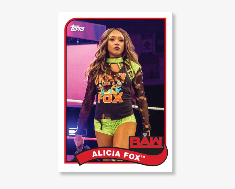 2018 Topps Wwe Heritage Alicia Fox - Alicia Fox, transparent png download