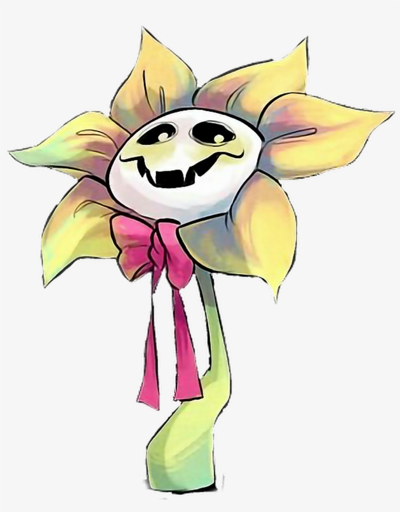 Report Abuse - Undertale Flowey Anime Style, transparent png download