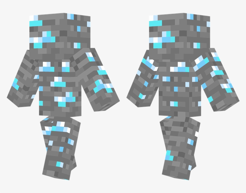Diamond - Minecraft Catwoman Skin, transparent png download