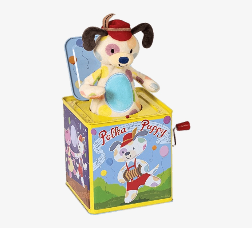 Miscellaneous - Polka Puppy Jack In The Box, transparent png download