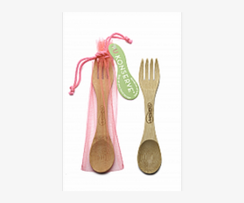 U-konserve Bamboo Utensil In Mesh Pouch - Wood, transparent png download