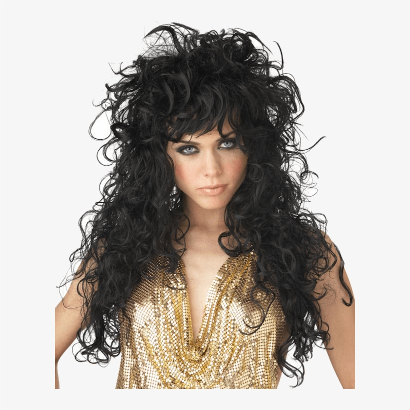 Seduction Black Wig - Bellatrix Lestrange Wig, transparent png download