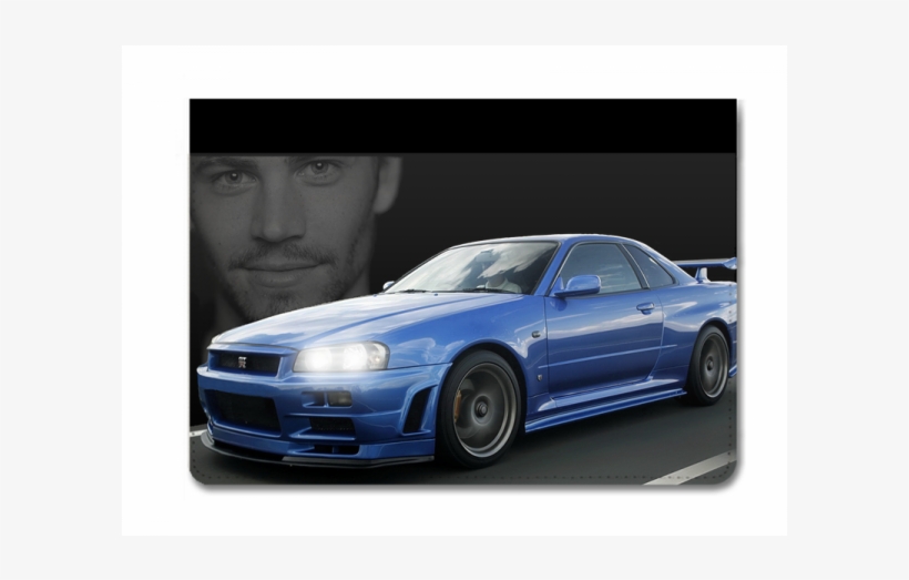 Leather Ipad Paul Walker 02 - Skyline Gtr R34 2002, transparent png download