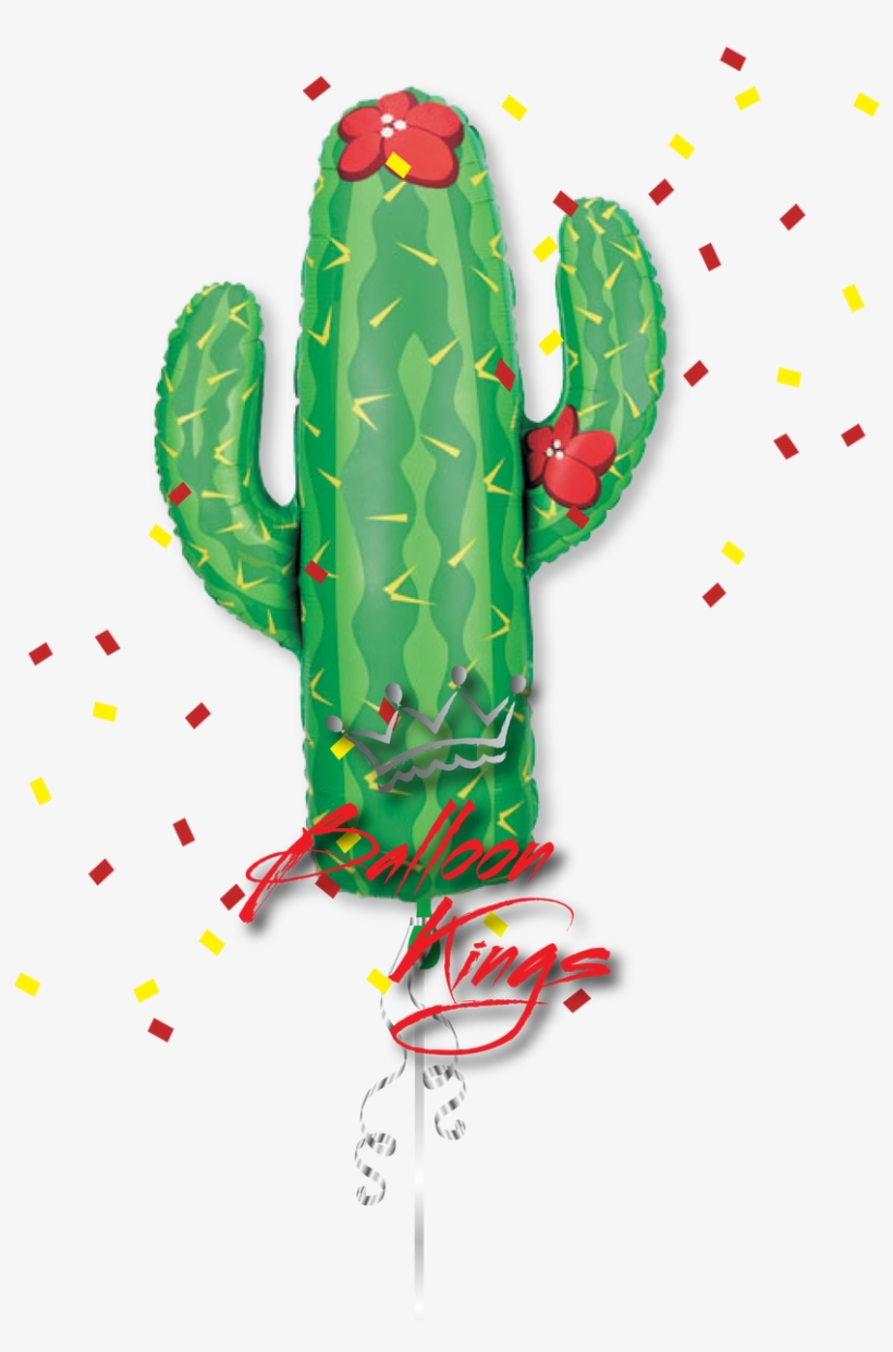Cactus - Balloon Cactus Flower, transparent png download