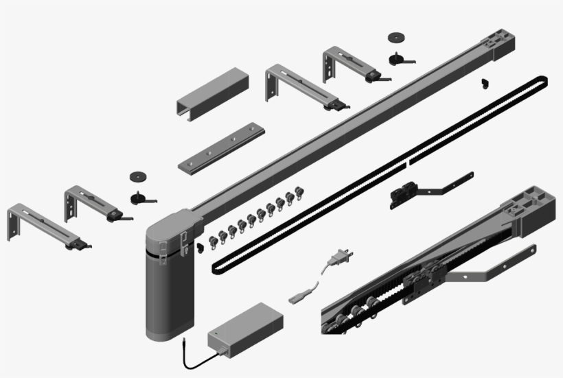 Aura Curtain Motor System - Rifle, transparent png download