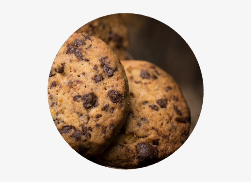 Orange-chocolate Christmas Cookies - Chocolate Chip Cookie, transparent png download