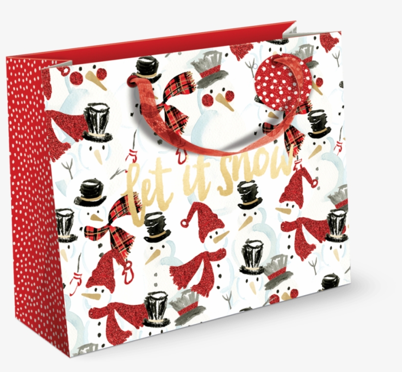 Playful Plaid Large Gift Bag - Shoulder Bag, transparent png download