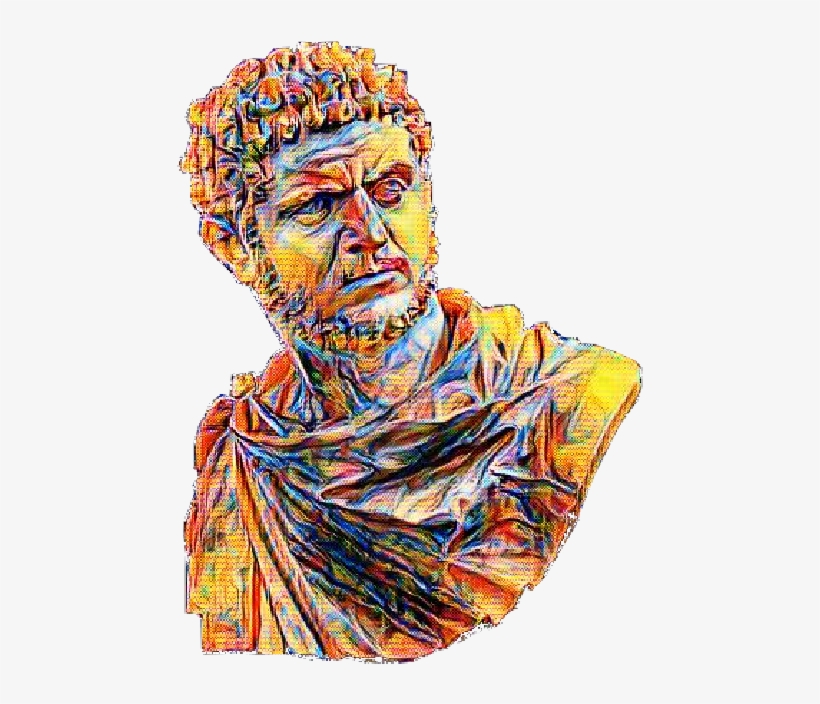 Robbie Barrat On Twitter - Vaporwave Statues Transparent, transparent png download