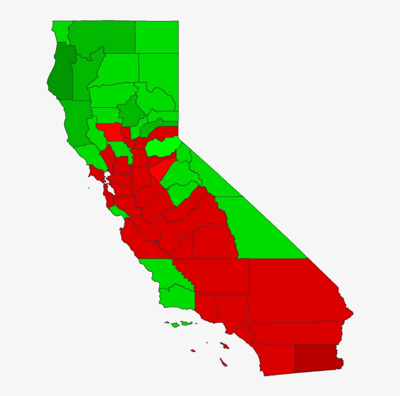 Presidents Clipart Primary Election - Free Vector Map California, transparent png download