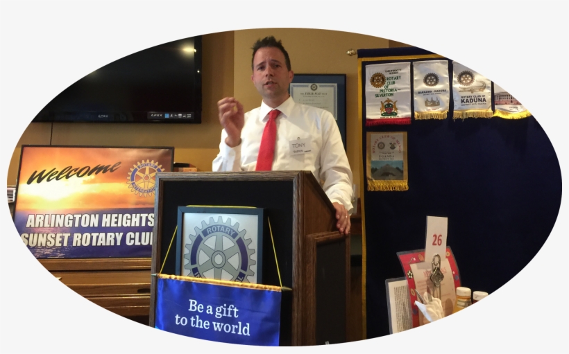 Tony Explains What He Is Bringing President-elect Dan - Rotary International, transparent png download