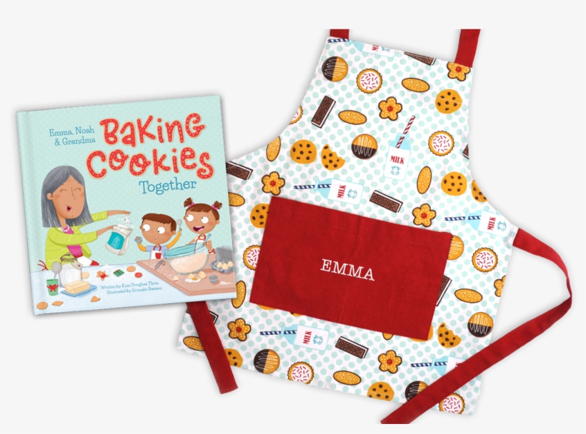 Baking Christmas Cookies Together Personalized Storybook - Circle, transparent png download