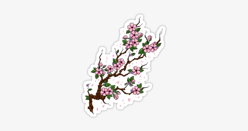 Cherry Blossom Branch Png Screamingtiki Â€º Portfolio, transparent png download