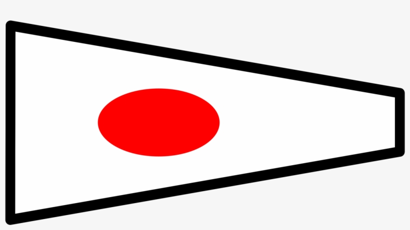 Flag Of Japan Yellow Flag Red Flag - Maritime Signal Flags 1, transparent png download