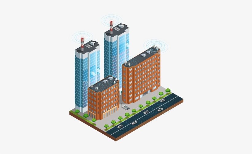 Jadetrack Smart Buildings - Wireless Network, transparent png download