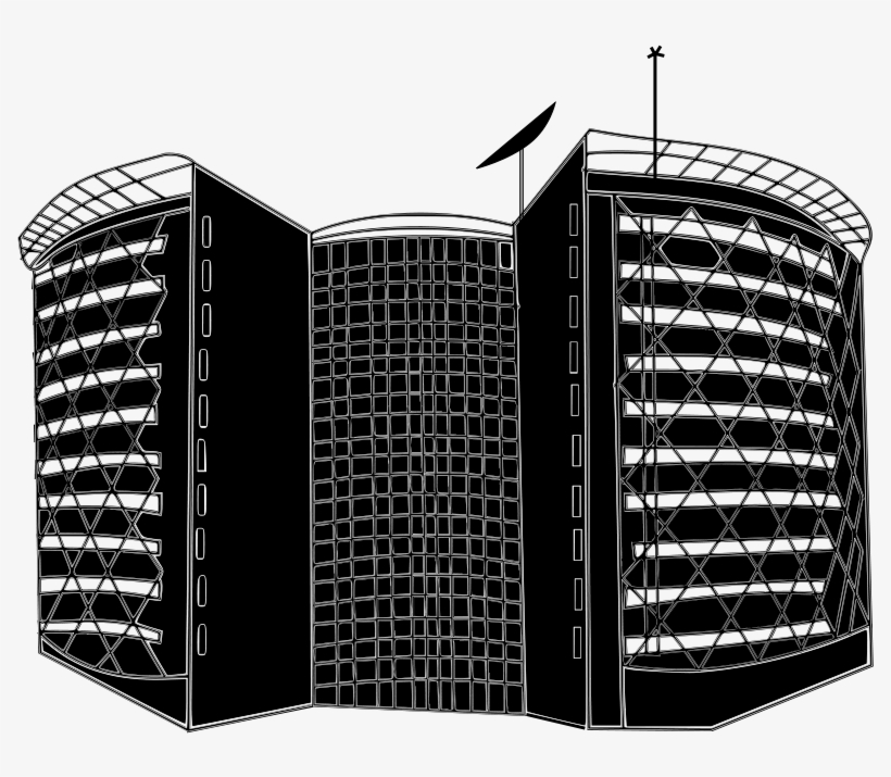 Free Buildings Clipart Popular 1freedownloads - Cyber Towers Vector, transparent png download