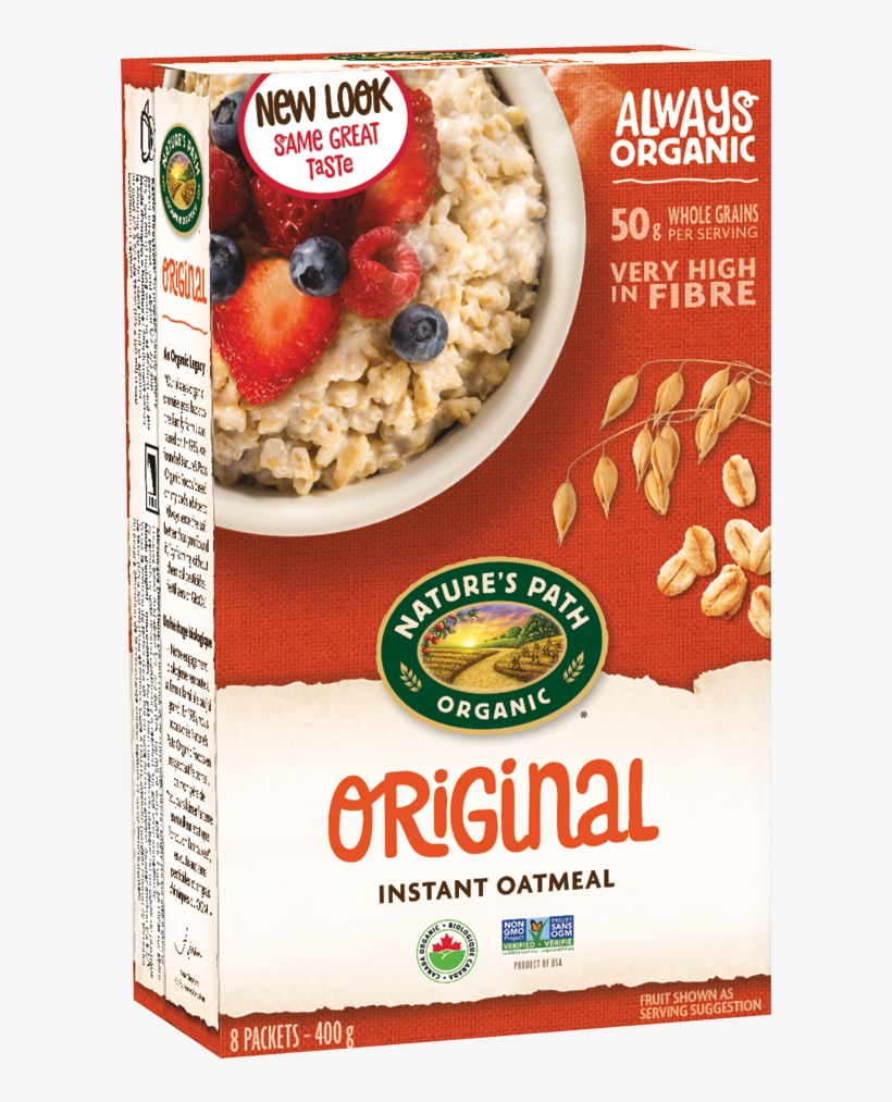 Organic Instant Oatmeal Nature's Path, transparent png download