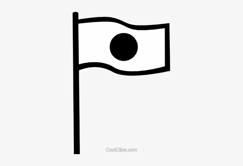 Japan Flag Royalty Free Vector Clip Art Illustration - Illustration, transparent png download