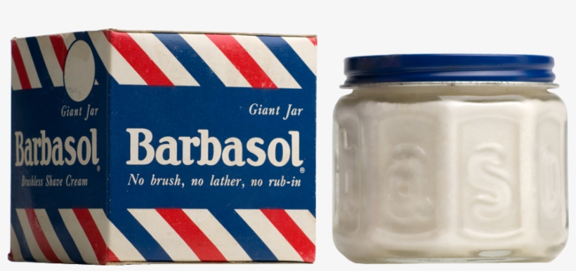 Barbasol Packaging And Jar From The Early Years - Computer File, transparent png download