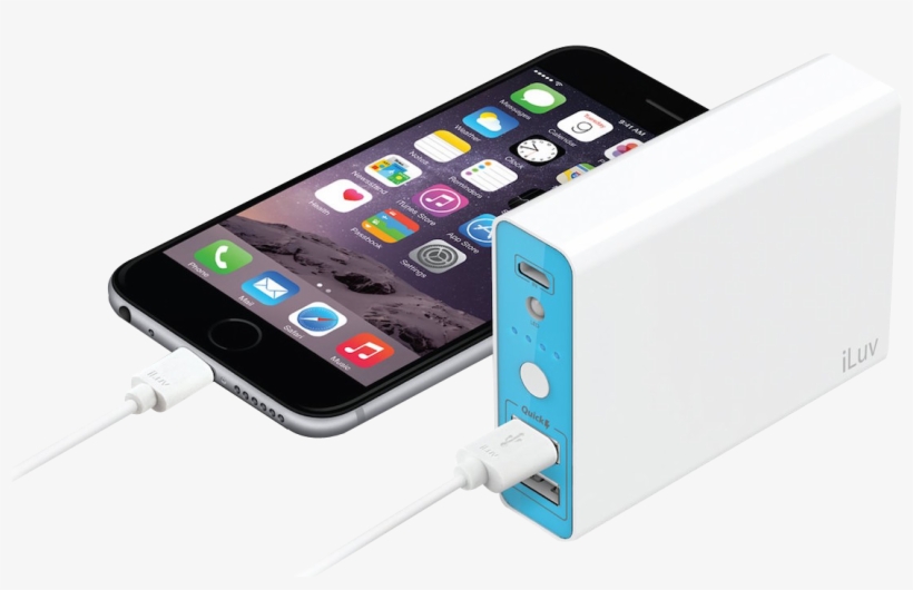 Iphone Power Bank Charger Png Image - Power Bank En Png, transparent png download