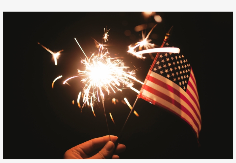 50034 Fourth Of July - American Flags Calendar 2017: 16 Month Calendar, transparent png download
