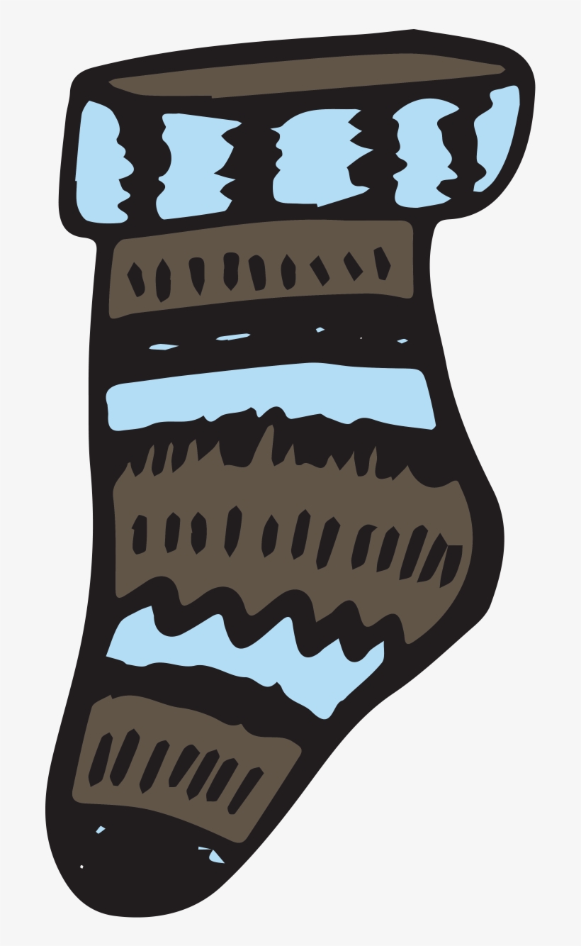 Hand-painted Cotton Socks Winter Free Vector - Portable Network Graphics, transparent png download