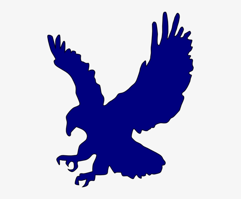 Blue Eagle Clip Art At Clker - Eagle Clip Art, transparent png download