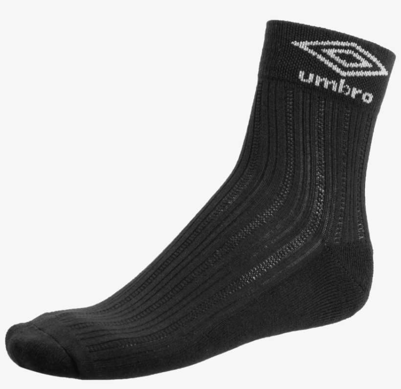 Best Umbro Black Socks Png - Sock, transparent png download