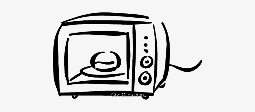 Microwave Oven Royalty Free Vector Clip Art Illustration - Microwave Conduction Convection Or Radiation, transparent png download