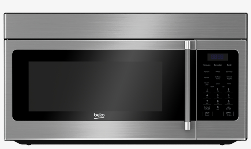 30” Over The Range Microwave With Convection - Beko 1.6 Cu. Ft. Over-the-range Microwave - Stainless, transparent png download