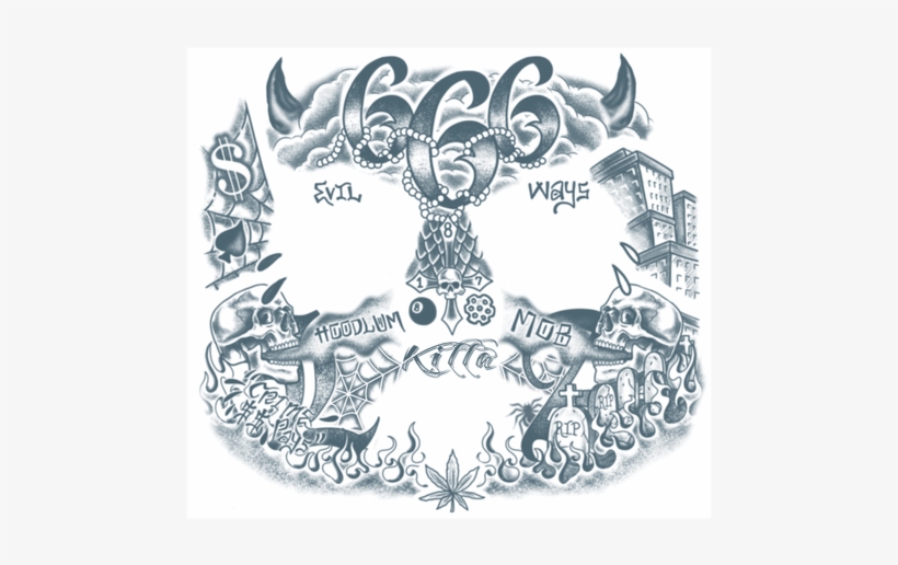 Temporary Face Tattoo By Spirit Halloween, transparent png download