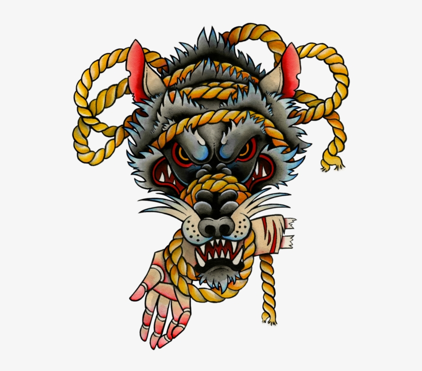 Back Piece By Mernolan On Deviantart - Binding Of Fenrir Tattoo, transparent png download