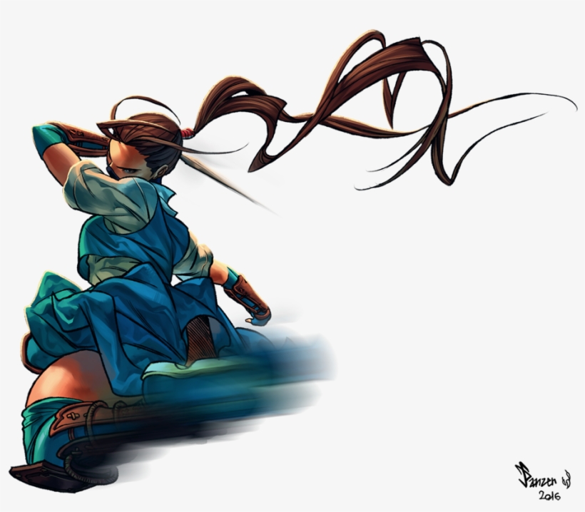 2ol6 Street Fighter Alpha 2 Street Fighter V Street - Street Fighter Ibuki Fan Art, transparent png download