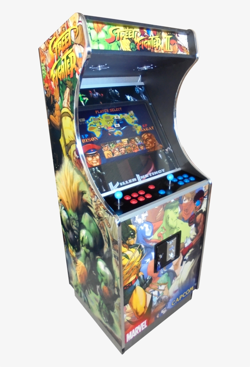 Street Fighter Ii Upright - Street Fighter Arcade Png, transparent png download