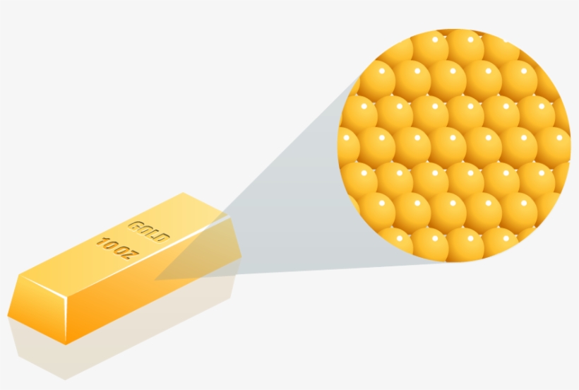 Gold Atoms, transparent png download