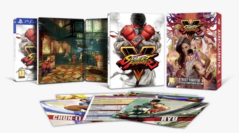 Street Fighter V Gets Asia-exclusive Limited Edition - Street Fighter V Limited Edition, transparent png download