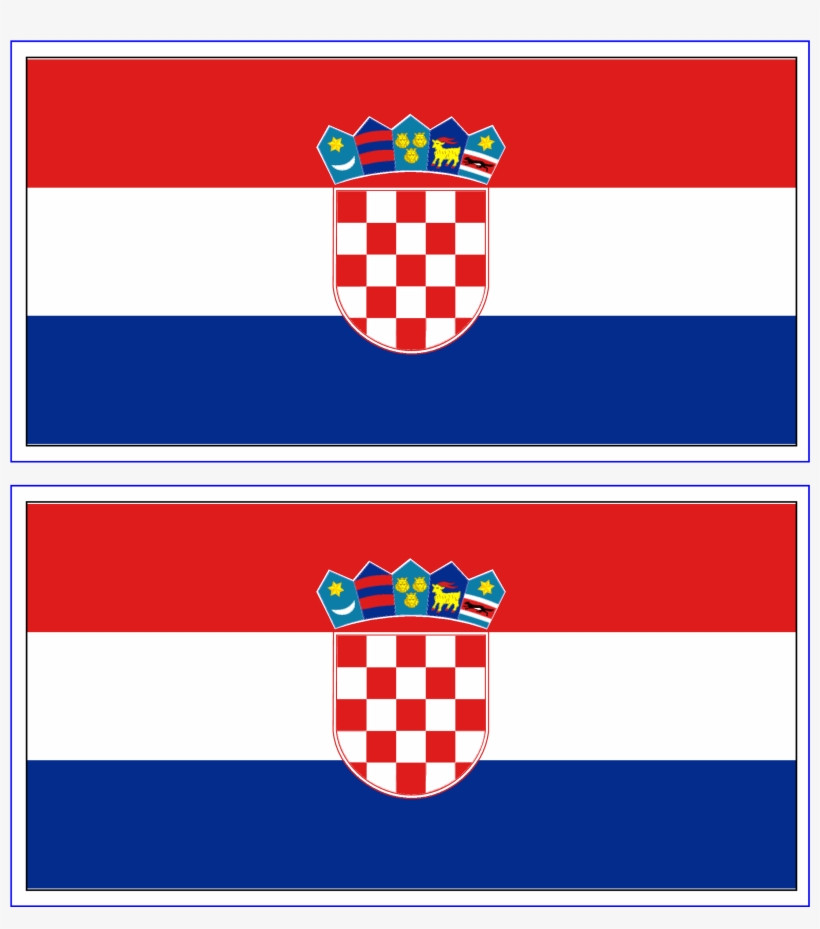 Croatia Flag - Croatian Flag Easy Draw, transparent png download