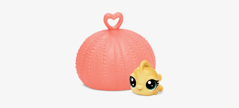 Ittlest Pet Shop Series 1 Aquatic B13 Fish In Sea Urchin - Cartoon, transparent png download