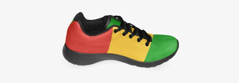 Rastafari Flag Colored Stripes Women's Running Shoes - Shoe, transparent png download