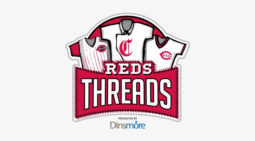 Reds Threads Presented By Dinsmore - Magnet: Mlb Cinncinati Reds Vinyl, 14x12in., transparent png download