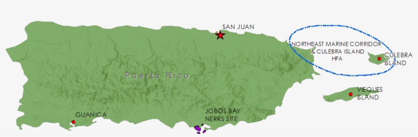 Puerto Rico And Culebra Island Hfa Map - Claro, transparent png download