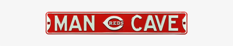 Cincinnati Reds “man Cave” Authentic Street Sign - Cincinnati Reds, transparent png download