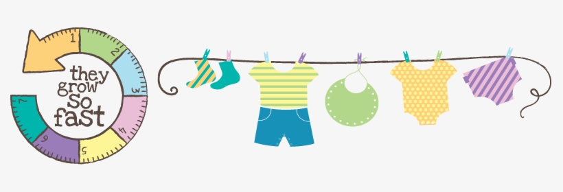 Baby Clothes Line Png - Baby Clothes Icon Png, transparent png download