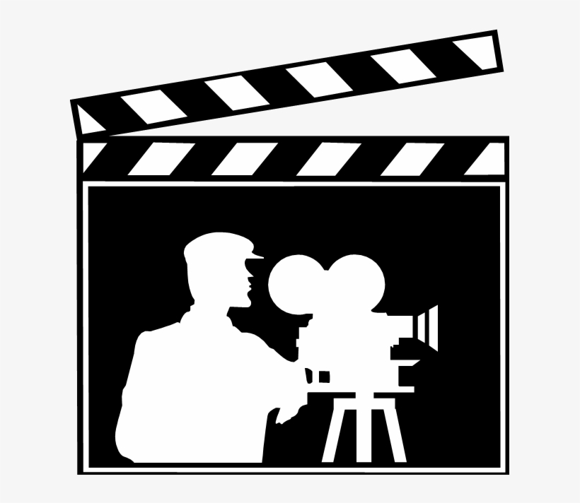 Svg Black And White Index Of Wp Content Uploads Moviecamerapng - Making A Movie Gif, transparent png download