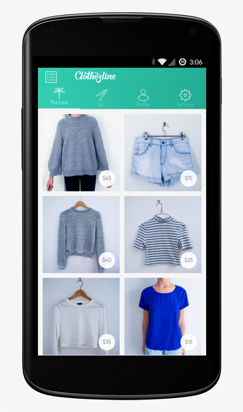 The Clothesline Vision Is To Be, “a Trendy Place For - Iphone, transparent png download