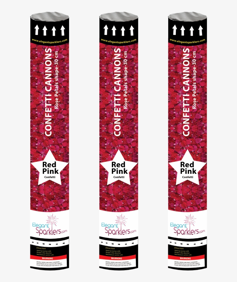 30 Cm Red Pink Rose Petals Shape 3 1 - Cylinder, transparent png download